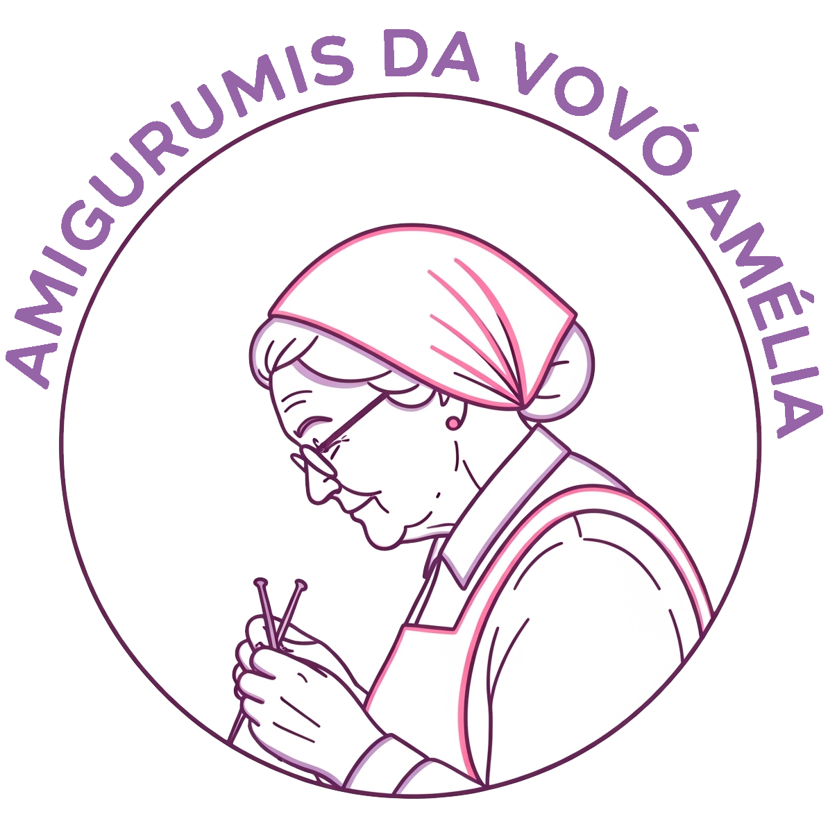 Logo Amigurumis da Vovó Amélia